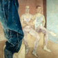Greetings Card - Acrobats Waiting to Rehearse