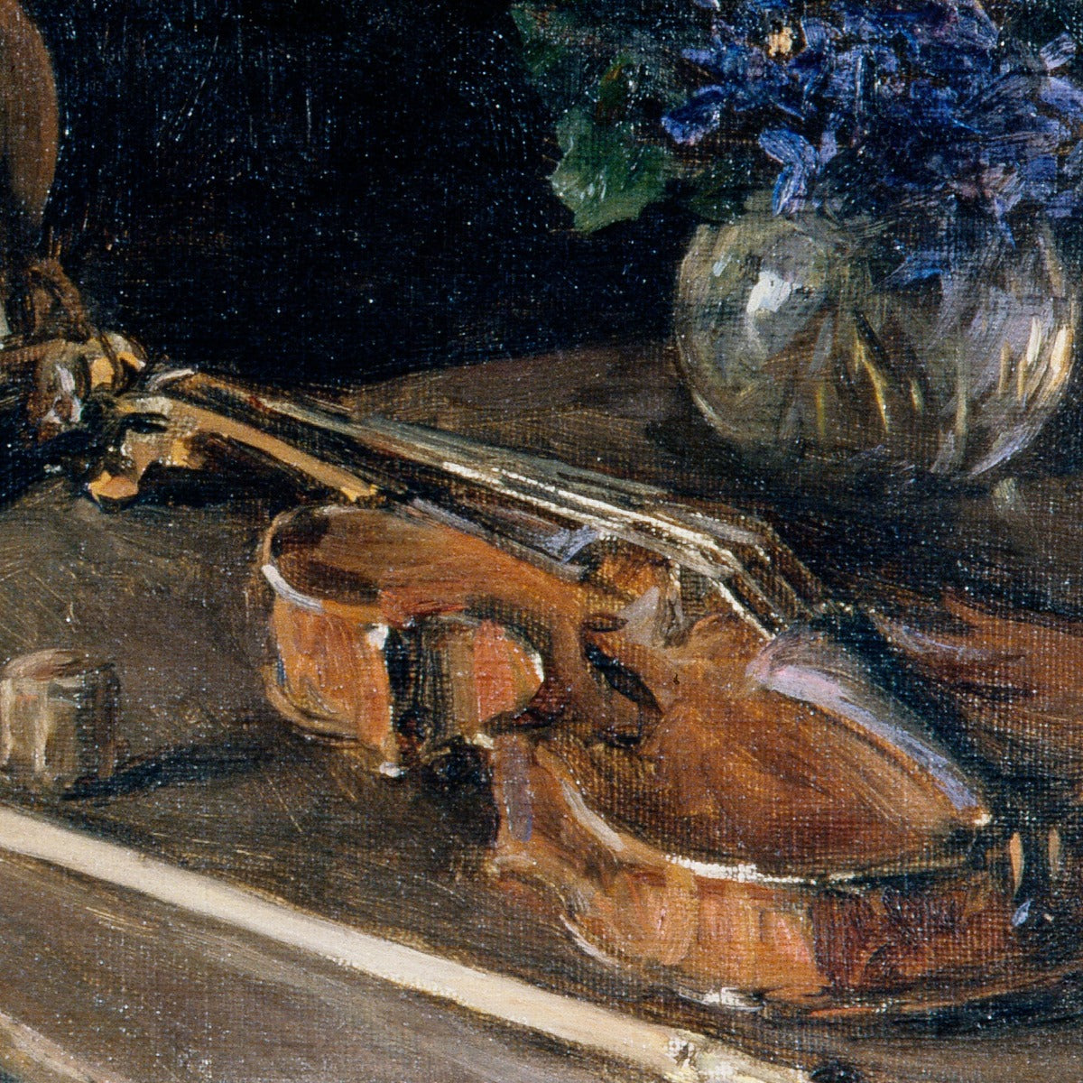 Greetings Card - Violin and Bow